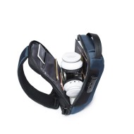 Τσαντάκι ώμου χιαστί crossbody Bange 22085 μπλέ