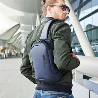 Τσαντάκι ώμου χιαστί crossbody Bange 7221 μπλέ Τσαντάκι ώμου χιαστί crossbody Bange 7221 μπλέ