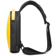 Τσαντάκι ώμου χιαστί crossbody Bange 7256 κίτρινο