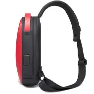 Τσαντάκι ώμου χιαστί crossbody Bange 7256 κόκκινο