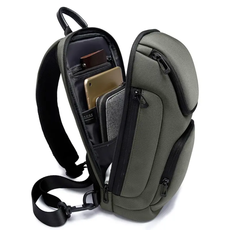 Τσαντάκι ώμου χιαστί crossbody Bange 7565 χακί Τσαντάκι ώμου χιαστί crossbody Bange 7565 χακί