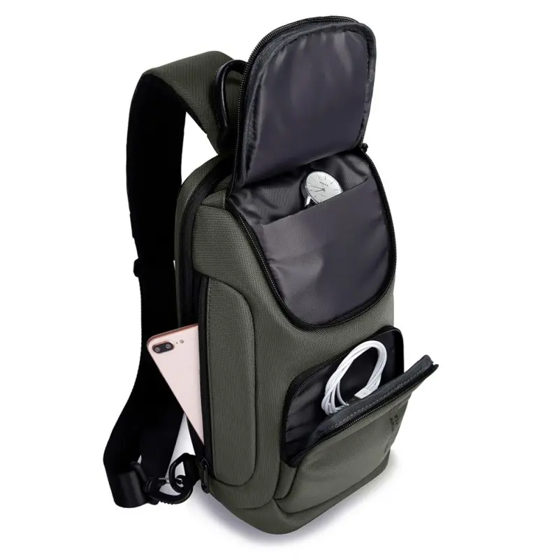 Τσαντάκι ώμου χιαστί crossbody Bange 7565 χακί Τσαντάκι ώμου χιαστί crossbody Bange 7565 χακί