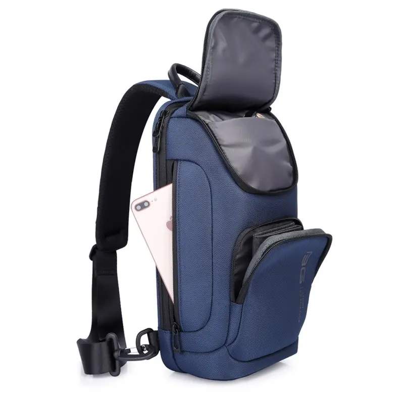 Τσαντάκι ώμου χιαστί crossbody Bange 7565 μπλέ Τσαντάκι ώμου χιαστί crossbody Bange 7565 μπλέ