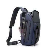 Τσαντάκι ώμου χιαστί crossbody Bange 7566 μπλέ