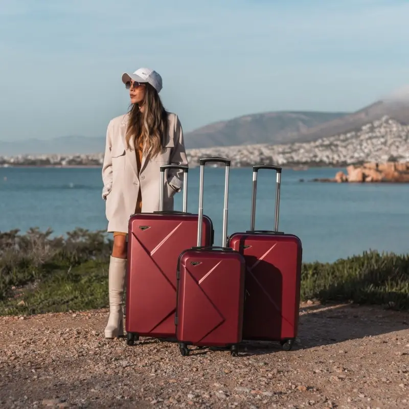 Βαλίτσες trolley (σέτ 3 τεμαχίων) Cardinal 2011 μπορντό Βαλίτσες trolley (σέτ 3 τεμαχίων) Cardinal 2011 μπορντό