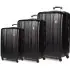 Βαλίτσες trolley (σέτ 3 τεμαχίων) Cardinal 2012 μαύρη