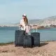 Βαλίτσες trolley (σετ 3 τεμαχίων) Cardinal 3800 σκούρο μπλέ
