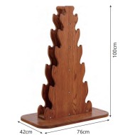 Viking Luxury Hotel Dumbbell Rack Ξύλινη Βάση Αλτήρων 106627 - Σε 12 Άτοκες Δόσεις