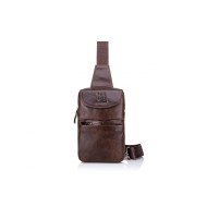 Δερμάτινο τσαντάκι body Bull Captain XB 098 σκούρο καφέ
