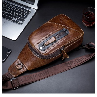 Δερμάτινο τσαντάκι body Bull Captain XB 126 καφέ Δερμάτινο τσαντάκι body Bull Captain XB 126 καφέ