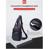 Δερμάτινο τσαντάκι body Bull Captain XB 105 μαύρο