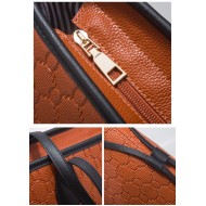 Γυναικείο σετ τσάντας χιαστί/ώμου/χειρός/mini πορτοφόλι Cardinal zm582 brown