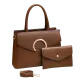 Γυναικείο σετ τσάντας  ώμου/ χειρός Cardinal zm536 brown