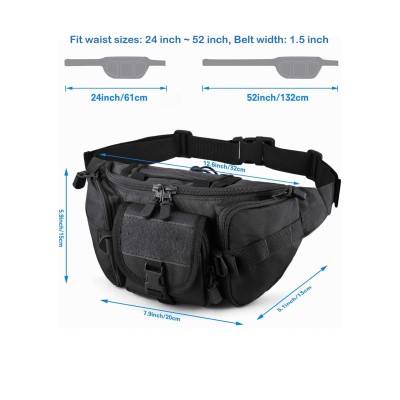 Τσαντάκι μέσης Cardinal ZSYB-003 μαύρο