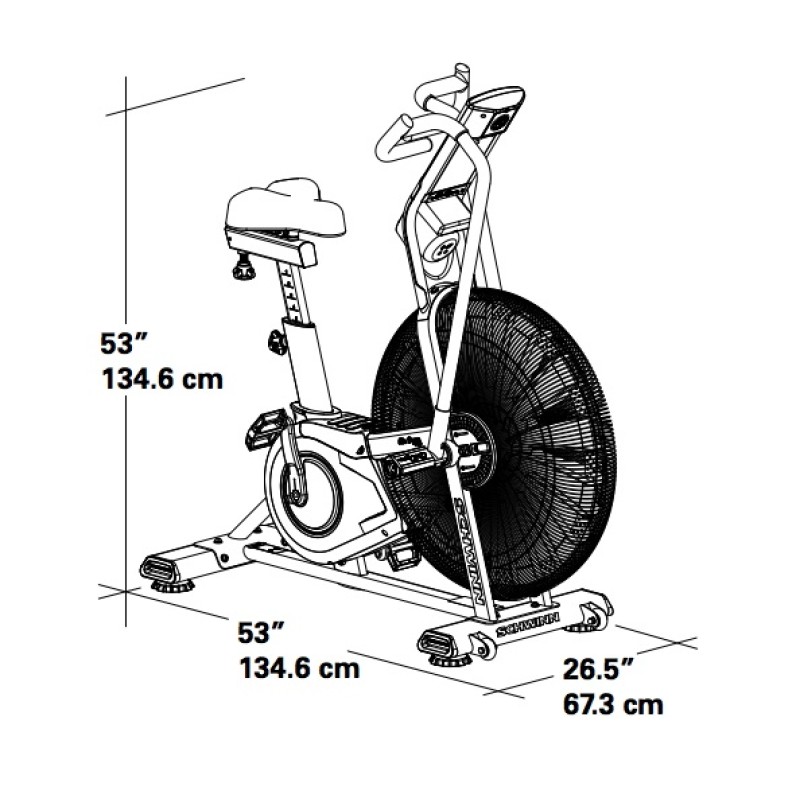 Schwinn Airdyne AD8 Επαγγελματικό Ποδήλατο Γυμναστικής