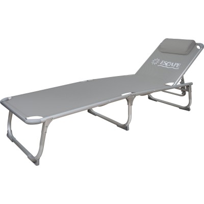 Escape Ξαπλώστρα Τρίσπαστη Παραλίας  Γκρι - 15564