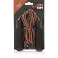 Amila Σχοινάκι δερμάτινο με βαρίδια   ρουλεμάν - 44055