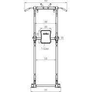 Amila Μηχάνημα Μονόζυγο-Δίζυγο Power Tower - 44274 - Σε 12 Άτοκες Δόσεις