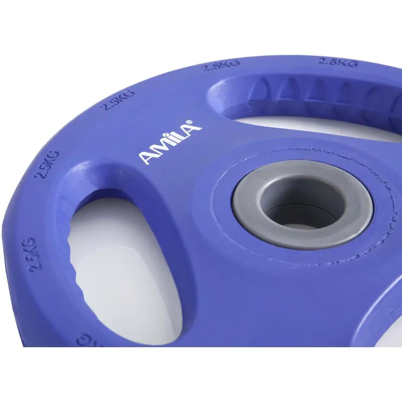 Amila Δίσκος με επένδυση λάστιχου. 2.50 kg Φ28 - 44415 Amila Δίσκος με επένδυση λάστιχου. 2.50 kg Φ28 - 44415