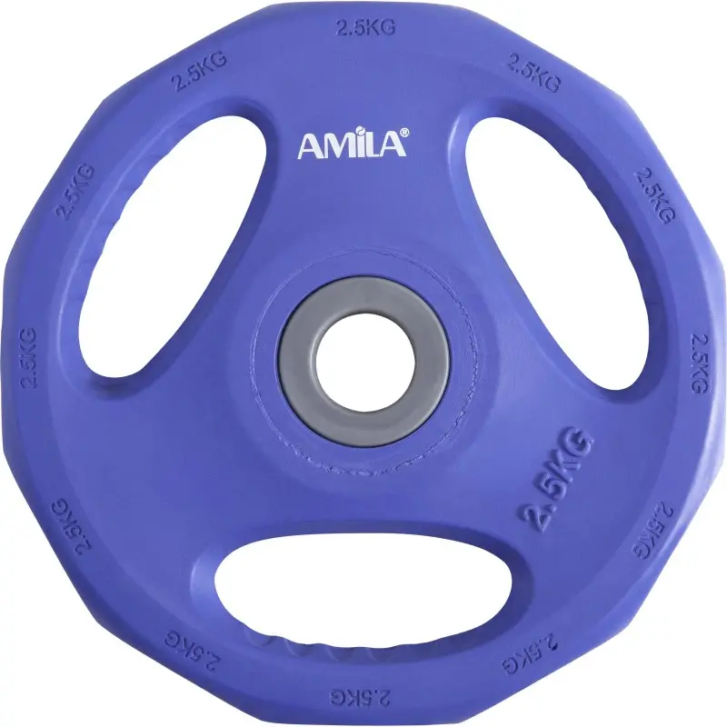Amila Δίσκος με επένδυση λάστιχου. 2.50 kg Φ28 - 44415 Amila Δίσκος με επένδυση λάστιχου. 2.50 kg Φ28 - 44415