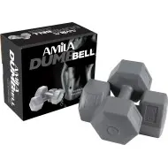 Amila Αλτήρας Εξάγωνος Plastic Series 5.00Kg (Ζευγάρι) - 44536