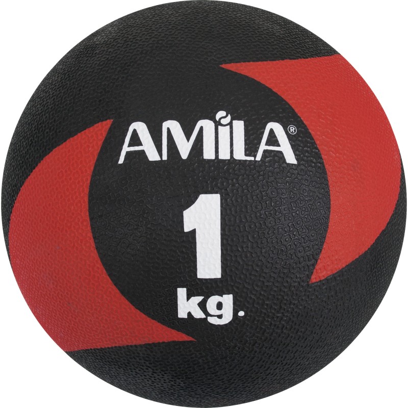 Amila Μπάλα Medicine Ball Original Rubber 1kg - 44635