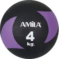 Amila Μπάλα Medicine Ball Original Rubber 4kg - 44638 Amila Μπάλα Medicine Ball Original Rubber 4kg - 44638