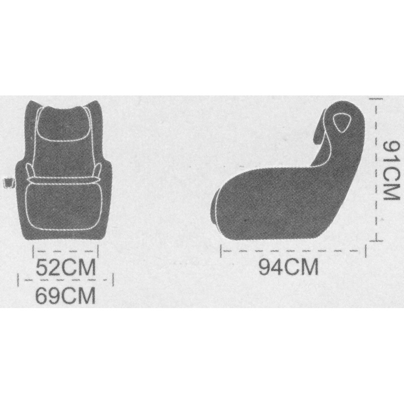 Amila Πολυθρόνα μασάζ SL-A155 - 46011 - Σε 24 Άτοκες Δόσεις