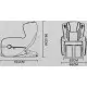 Amila Πολυθρόνα μασάζ SL-A158 Καφέ-Μπεζ - 4601202 - Σε 24 Άτοκες Δόσεις