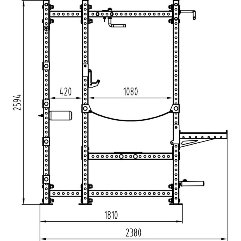 Amila Power Rack - 46419 - Σε 24 Άτοκες Δόσεις