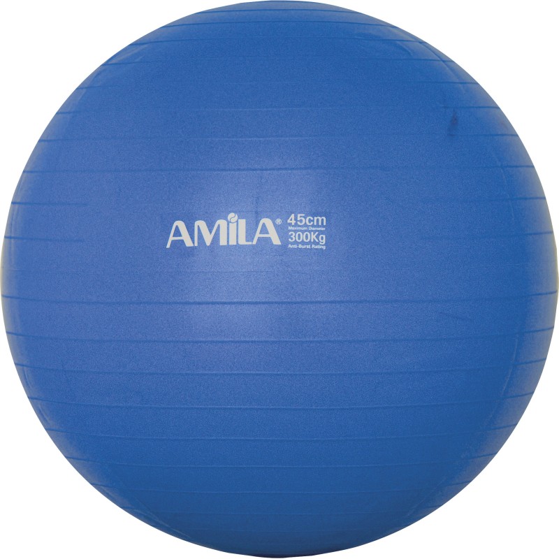 Amila Μπάλα Γυμναστικής GYMBALL 45cm Μπλε Bulk - 48085