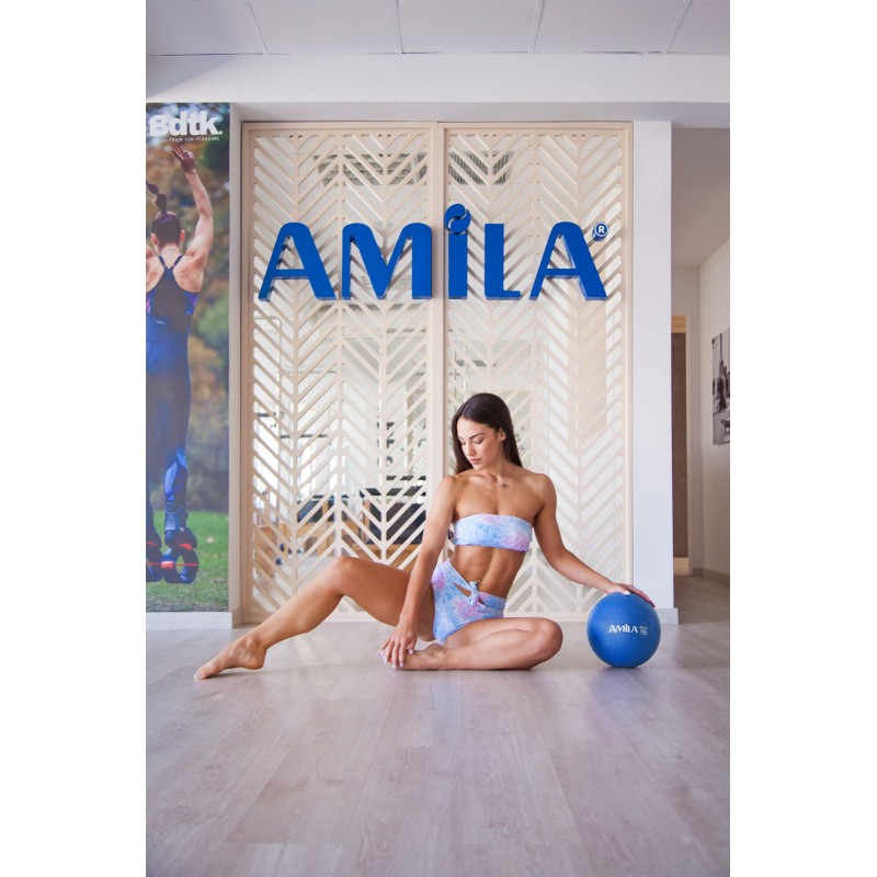 Amila Μπάλα Pilates 19cm. Μπλε. bulk - 48432