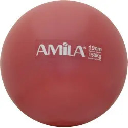 Amila Μπάλα Pilates 19cm. Κόκκινη. bulk - 48433