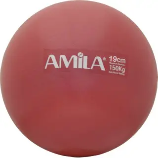 Amila Μπάλα Pilates 19cm. Κόκκινη. bulk - 48433