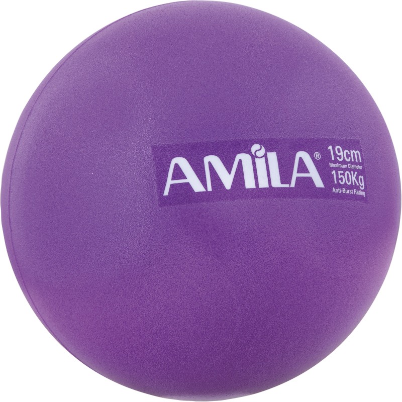 Amila Μπάλα Pilates 19cm Μωβ - 48436