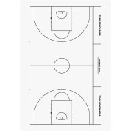 Fox Ντοσιέ Ταμπλό Προπονητή Basket Μαγνητικό  25.5x35.5cm - 69051600