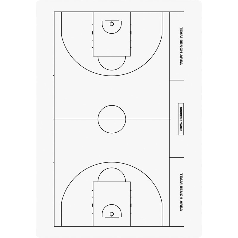 Fox Ντοσιέ Ταμπλό Προπονητή Basket Μαγνητικό  25.5x35.5cm - 69051600