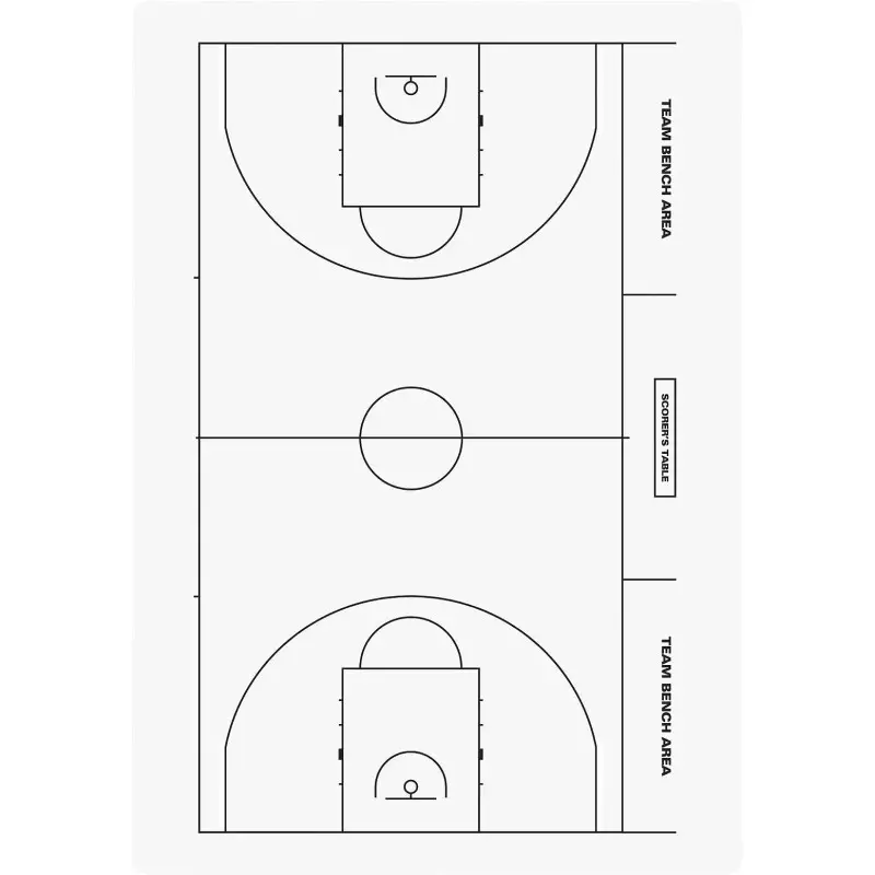 Fox Ντοσιέ Ταμπλό Προπονητή Basket Μαγνητικό  25.5x35.5cm - 69051600