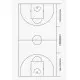 Fox Ντοσιέ Ταμπλό Προπονητή Basket Μαγνητικό  25.5x35.5cm - 69051600