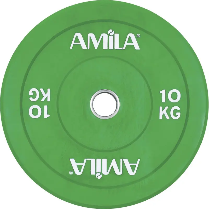 Amila Δίσκος Color Bumper 50mm 10Kg - 84604 Amila Δίσκος Color Bumper 50mm 10Kg - 84604