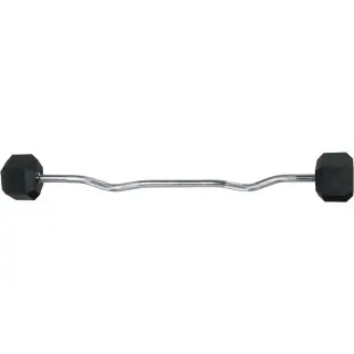 Amila Μπάρα σχήματος W με fix βάρος. 10kg - 84791