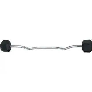 Amila Μπάρα σχήματος W με fix βάρος. 15kg - 84792