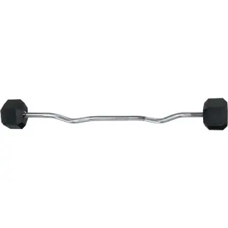 Amila Μπάρα σχήματος W με fix βάρος. 20kg - 84793