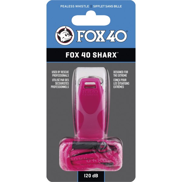 Fox Σφυρίχτρα  Sharx Safety Κόκκινη με Κορδόνι - 87032408