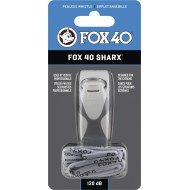 Fox Σφυρίχτρα  Sharx Safety Λευκή-Γκρι με Κορδόνι - 87032708