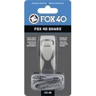 Fox Σφυρίχτρα  Sharx Safety Λευκή-Γκρι με Κορδόνι - 87032708