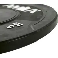 Amila Δίσκος Black W Bumper 50mm 5Kg - 90306 Amila Δίσκος Black W Bumper 50mm 5Kg - 90306