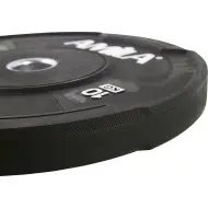 Amila Δίσκος Black W Bumper 50mm 10Kg - 90307 Amila Δίσκος Black W Bumper 50mm 10Kg - 90307