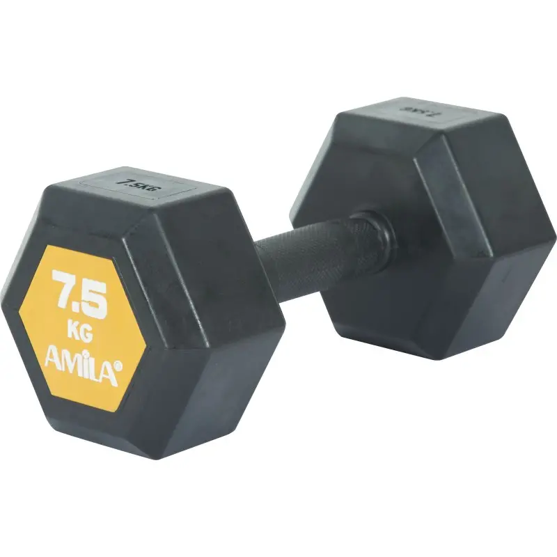 Amila Aλτήρας Εξάγωνος Original Rubber H - 7.5Kg - 90588 Amila Aλτήρας Εξάγωνος Original Rubber H - 7.5Kg - 90588