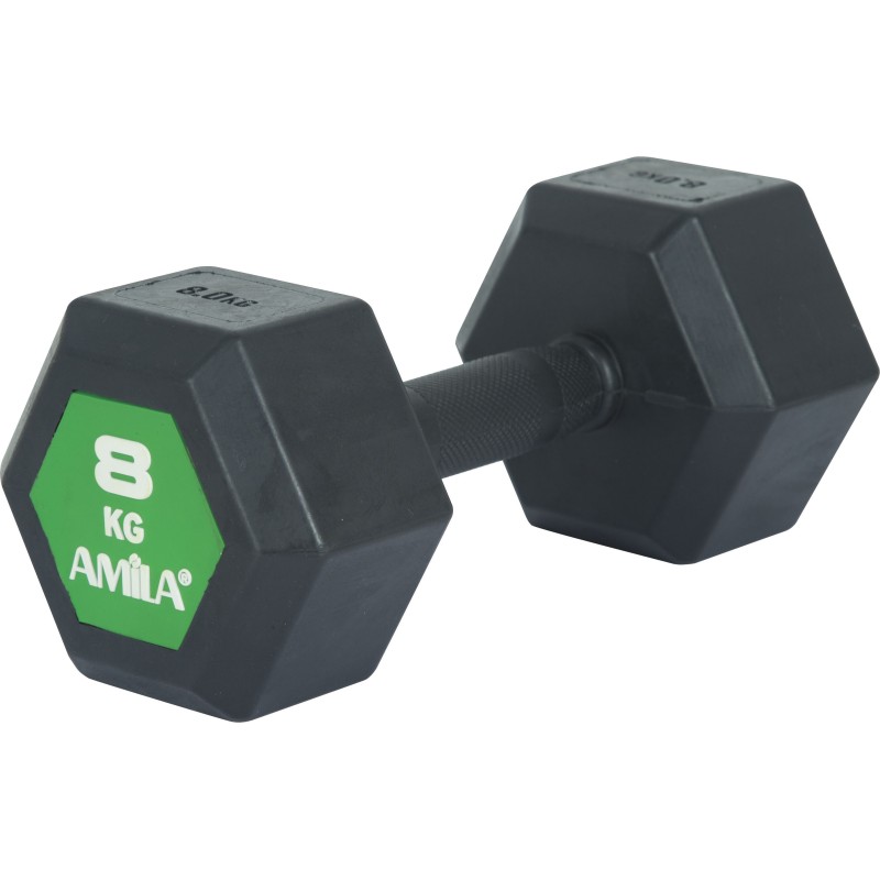 Amila Aλτήρας Εξάγωνος Original Rubber H - 8.0Kg - 90589